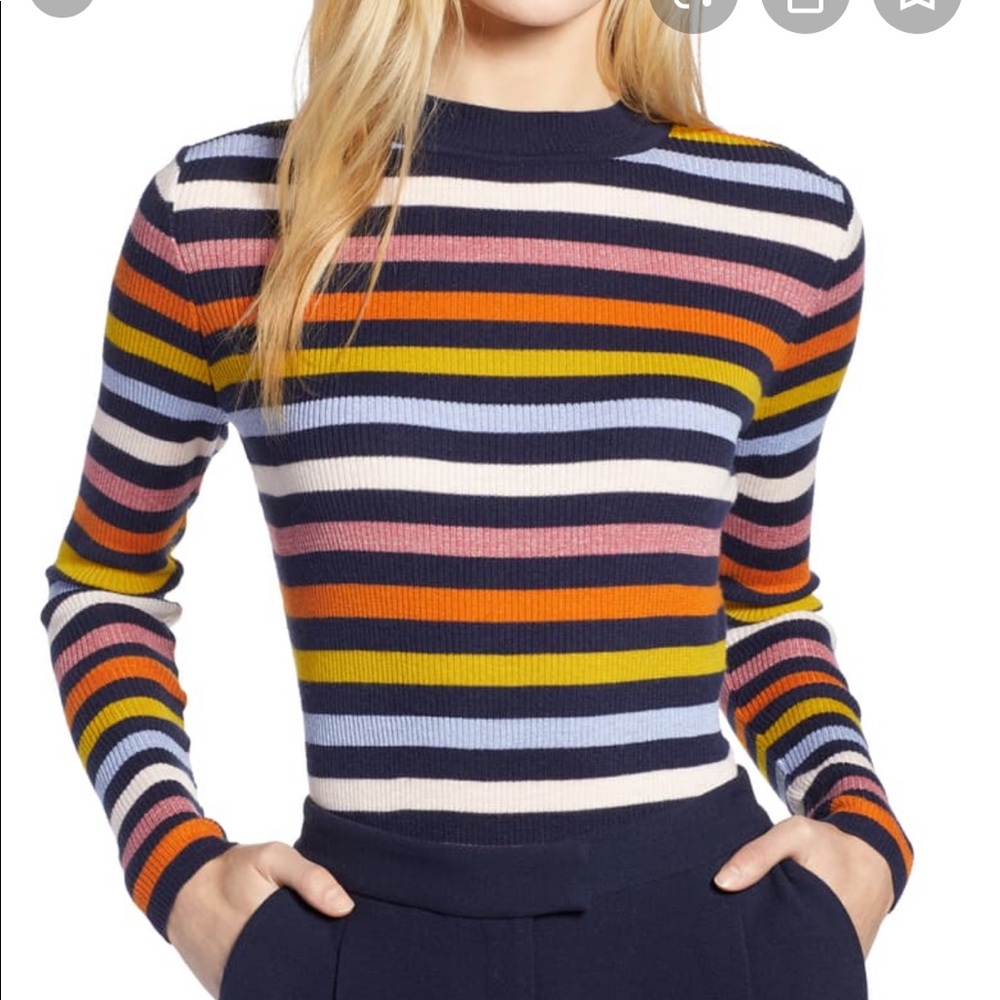 Halogen brand striped sweater small